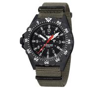 KHS SH2HC.NSGO Herrenuhr Quarz Shooter MKII mit Natoband Olivgrün