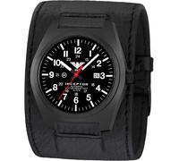 KHS Uhr Inceptor Black Steel Automatic Lederkraftband