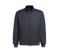 Bomberjacke KHUJO "Nabo", Herren, Gr. L (52), blau (oxford blau), Material: 100% Baumwolle, gerade hüftlang, eng Rippstrickbündchen, Jacken Bomberjacke, moderne Herren Fliegerjacke mit Cord am Kragen 