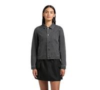 Jeansjacke KHUJO "Renia", Damen, Gr. XL (42), dunkelgrau, Denim/Jeans;Jeans, Material: 100% Baumwolle, gerade hüftlang, hoch geschlossener Ausschnitt, 1-Knopf-Manschette mit Knöpfen, Jacken Jeansjacke