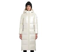 Steppmantel KHUJO "Hedd Shiny" Gr. S (36), weiß (offwhite) Damen Mäntel (78194907-S) offwhite
