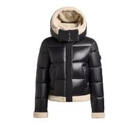 Steppjacke KHUJO "NESSIE2", Damen, Gr. XL, schwarz, 100% Nylon, unifarben, eingesetzt elastischer Bund mit Windstopper, Jacken (57619322-XL) schwarz