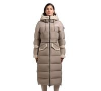 Steppmantel KHUJO "Julita2", Damen, Gr. S (36), grau, Obermaterial 1: 100% Polyester; Obermaterial 2: 100% Nylon; Innenfutter: 100% Nylon; Wattierung: 100% Polyester; Kunstfell: 100% Polyester, tailli