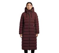 khujo Damen Langer Wintermantel warmer Steppmantel mit gefütterter Kapuze Simmie2 XS-XXL