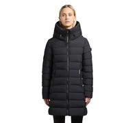Steppmantel KHUJO "Nekar-YM", Damen, Gr. L (40), schwarz, Obermaterial: 100% Polyester, Innenfutter: 100% Nylon, Wattierung: 100% Polyester, casual, tailliert ca. Mitte Oberschenkel, hoch geschlossene