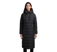 Wintermantel KHUJO "Simmie-YM", Damen, Gr. L (40), schwarz, Obermaterial: 100% Polyester; Innenfutter: 100% Nylon; Wattierung: 100% Polyester, tailliert kniebedeckend, hoch geschlossener Ausschnitt, Ä