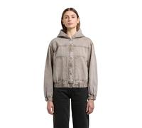 khujo Damen modische Jeansjacke leichte Übergangsjacke kurz im Bomberjacken-Look mit Kapuze Gretel XS-XXL