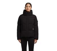 khujo Damen Steppjacke warme Winterjacke mit hohem Kragen Rinja2 Matt Black Gr. M