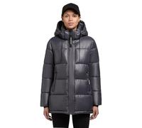 Glänzende Winter Steppjacke "Word3 Satin-YM" Dark Cloud Blue S