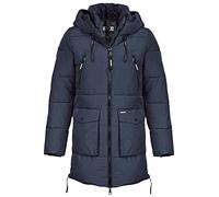 khujo Damen Winterjacke, Farbe:dunkelblau, Größe:L