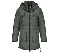 khujo Damen Winterjacke, Farbe:Oliv, Größe:XL