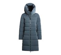 Steppmantel KHUJO "JILIAS6 SHINY", Damen, Gr. L, dim blau, 100% Polyester, unifarben, eingesetzt elastischer Bund mit Windstopper, Mäntel (93743010-L) dim blau