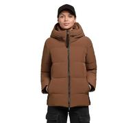 khujo Damen Winterjacke warme Steppjacke mit verstellbarer Kapuze Fanc2-YM Buff Brown Gr. XL
