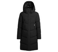 Steppmantel KHUJO "GRAYA", Damen, Gr. L (40), schwarz, Steppware, Obermaterial: 70% Baumwolle, 30% Polyamid. Futter: 100% Polyester. Wattierung: 100% Polyester, unifarben, ca. Mitte Oberschenkel, Mänt