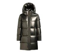 khujo Steppmantel HAYA2 SHINY, Damen, mud braun, Gr. L, unifarben, mit elastischem Bund