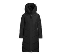 khujo Damen Wintermantel Jange2 Matt Steppmantel Winterjacke (DE/NL/SE/PL, Alphanumerisch, L, Regular, Regular, 200 BLACK)