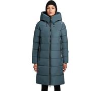 khujo - Damen - Wintermantel - Jilias 5 Steppmantel Winterjacke (DE/NL/SE/PL, Alphanumerisch, M, Regular, Regular, DIM-BLUE)