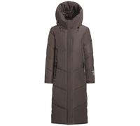Steppmantel KHUJO "PULSET MATT", Damen, Gr. L (40), graphite grau, Steppware, Obermaterial: 100% Polyester. Futter: 100% Nylon. Wattierung: 100% Polyester, unifarben, knielang, elastischer Bund, Mänte