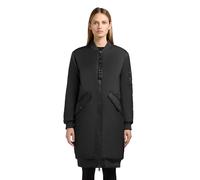 khujo Damen Wintermantel warme extralange schimmernde Bomberjacke Lulu Bomber Black Gr. M