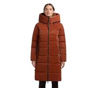 khujo Damen Wintermantel warmer Steppmantel lang aus angesagtem glänzendem Material Jilias6 Shiny XS-XXL