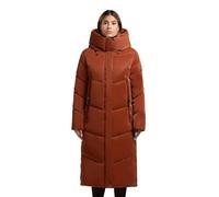 khujo Damen Wintermantel warmer Steppmantel lang aus angesagtem glänzendem Material Pulset Shiny XS-XXL