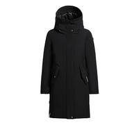 Kurzmantel KHUJO "WEBB", Damen, Gr. XS, schwarz, Canvas, 100% Polyester, unifarben, eingesetzt elastischer Bund mit Windstopper, Mäntel Kurzmantel (30856840-XS) schwarz