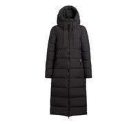 Steppmantel KHUJO "DERIA4", Damen, Gr. XL, schwarz, 100% Polyester, unifarben, eingesetzt elastischer Bund mit Klettverschluss, Mäntel (14447931-XL) schwarz