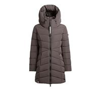 khujo Dier Damen Wintermantel Steppmantel Winterjacke Kurzmantel Steppjacke Darka (DE/NL/SE/PL, Alphanumerisch, XS, Regular, Regular, 232GRA-GREY)