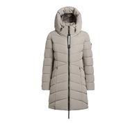 khujo Dier Damen Wintermantel Steppmantel Winterjacke Kurzmantel Steppjacke (DE/NL/SE/PL, Alphanumerisch, L, Regular, Regular, 396WIT-GREY)