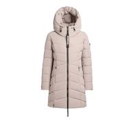 khujo Dier Damen Wintermantel Steppmantel Winterjacke Kurzmantel Steppjacke (DE/NL/SE/PL, Alphanumerisch, XS, Regular, Regular, DUS-BEIGE)