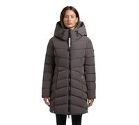 khujo DIER Damen Wintermantel Steppmantel Winterjacke Mantel (DE/NL/SE/PL, Alphanumerisch, S, Regular, Regular, 232GRAPHITE-GREY)