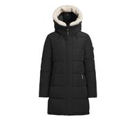 Khujo Faltd Teddy Parka schwarz in XS