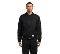 khujo Herren warme kurze Winterjacke leichte matt glänzende Bomberjacke Adon Black Gr. L