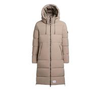 khujo Herren Wintermantel langer Steppmantel mit Kapuze Rigo Matt-YM S-XXL