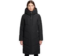 Steppmantel KHUJO "JANGE", Damen, Gr. S (36), schwarz, Steppware, Obermaterial: 100% Polyester. Futter: 100% Nylon. Wattierung: 100% Polyester, unifarben, knielang, Mäntel (48316816-S) schwarz