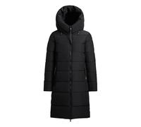 Steppmantel KHUJO "JILIAS6 MATT", Damen, Gr. S (36), schwarz, Steppware, Obermaterial: 100% Polyester. Futter: 100% Nylon. Wattierung: 100% Polyester, unifarben, knielang, elastischer Bund, Mäntel (98