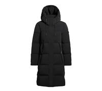 khujo LONI Damen Wintermantel Winterjacke Mantel Steppmantel (DE/NL/SE/PL, Alphanumerisch, S, Regular, Regular, BLACK)