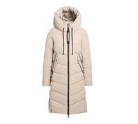 khujo Mikia2 Damen Wintermantel Steppmantel Winterjacke Mantel (DE/NL/SE/PL, Alphanumerisch, S, Regular, Regular, Mikia2-FEA-BEIGE)