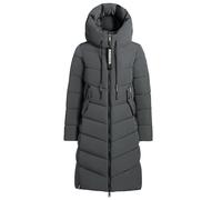 khujo Mikia4 Mikia3 Damen Wintermantel Steppmantel Winterjacke Mantel (DE/NL/SE/PL, Alphanumerisch, XS, Regular, Regular, Mikia2-FOA-GREY)
