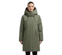 Kurzmantel KHUJO "NEAN", Damen, Gr. M, muted grün, 55% Baumwolle, 45% Polyester, unifarben, eingesetzt elastischer Bund mit Windstopper, Mäntel Kurzmantel (68790031-M) muted grün