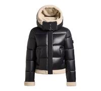 Steppjacke KHUJO "NESSIE2", Damen, Gr. XL, schwarz, 100% Nylon, unifarben, eingesetzt elastischer Bund mit Windstopper, Jacken (57619322-XL) schwarz