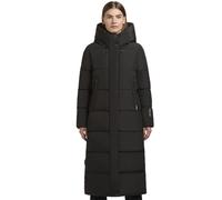 Steppmantel KHUJO "SOULANI4", Damen, Gr. M (38), schwarz, Steppware, Obermaterial: 100% Polyester. Futter: 100% Nylon. Wattierung: 100% Polyester, unifarben, modisch, wadenlang, Langarm elastischer Bu