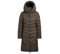 Steppmantel KHUJO "Odana3-YM", Damen, Gr. XS (34), grün (dunkelgrün), Obermaterial: 100% Nylon, Innenfutter: 100% Nylon, Wattierung: 100% Polyester, casual, tailliert knieumspielend, hoch geschlossene