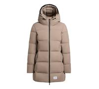 Steppjacke KHUJO "TANARE4", Damen, Gr. S, greige, 100% Nylon, unifarben, eingesetzt elastischer Bund mit Windstopper, Jacken Steppjacke (73473067-S) greige