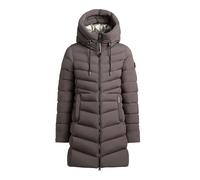 khujo Tuhani 5 Damen Wintermantel leichter Steppmantel Mantel Winterjacke (DE/NL/SE/PL, Alphanumerisch, L, Regular, Regular, Graphite-Grey)