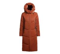 Wintermantel KHUJO "Pulset Shiny", Damen, Gr. XS (34), sandstein, Obermaterial: 100% Polyester, Innenfutter: 100% Polyester, Wattierung: 100% Polyester, Ärmelfutter: 100% Polyester, gerade knieumspiel