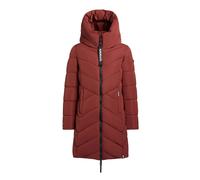 Wintermantel KHUJO "Darka2-YM", Damen, Gr. S (36), rot (dunkelrot), Obermaterial: 100% Polyester, Innenfutter: 100% Nylon, Wattierung: 100% Polyester, Basic, figurumspielend ca. Mitte Oberschenkel, ho