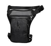 KiBcsLic Lässige Motorrad Gürteltasche, Oberschenkel Umhängetasche, Ideal für Outdoor Sport, Wandern Und Radfahren, Style C