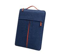 KiBcsLic Laptop-Hülle, Tasche, Tragetasche, tragbar, für 15 Zoll Notebook, Tasche für, Aktentasche mit Griff, Computer-Abdeckung, Blau