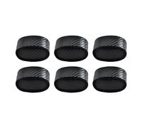 KiBcsLic Set Uhrenkissen, Flexible, Handgefertigte Uhrenhalter für Damen Und Herren - Ideal für Reisen Und Präsentation, Schwarze Carbonmatte